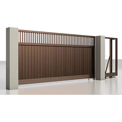 Подробнее Въездные ворота цвета «Шоколад»